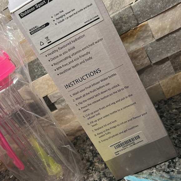 OMORC 32 oz fruit infuser NIB - Picture 2 of 5